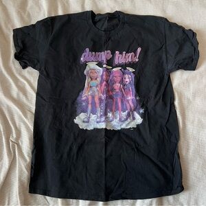 Trendy Black Graphic Women's Tee